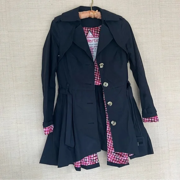 Peplum Trench/rain coat - Picture 12 of 13